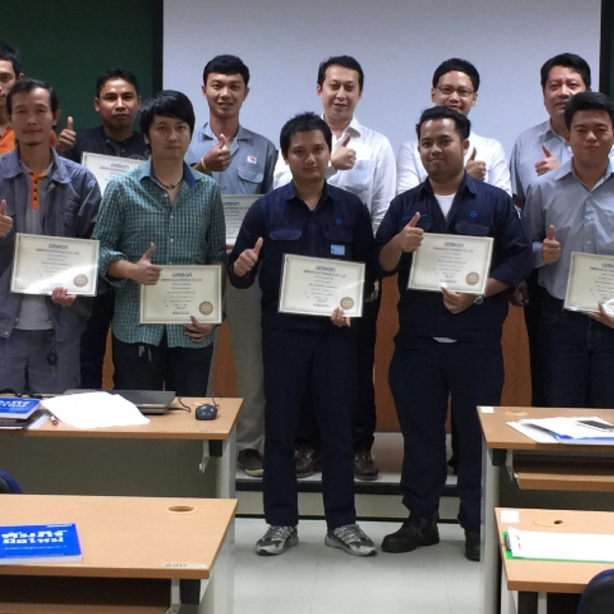1st Omron Basic PLC training, October 2016