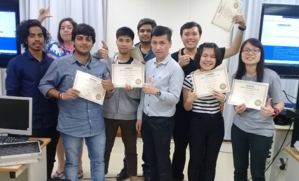 4th Omron Basic PLC training, Dec 2017