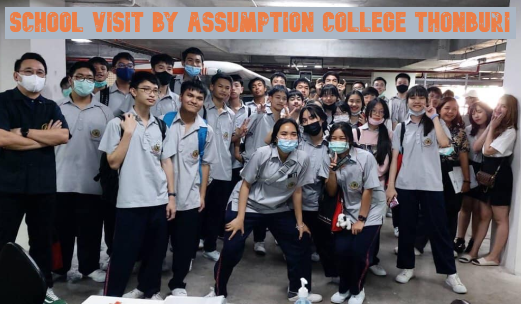 School visit by Assumption College Thonburi Students on December 18, 2020